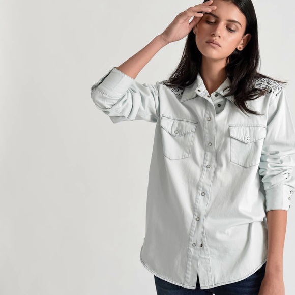NWT! - One Teaspoon | Castle Pine Zeppelin Shirt - Picture 2 of 5